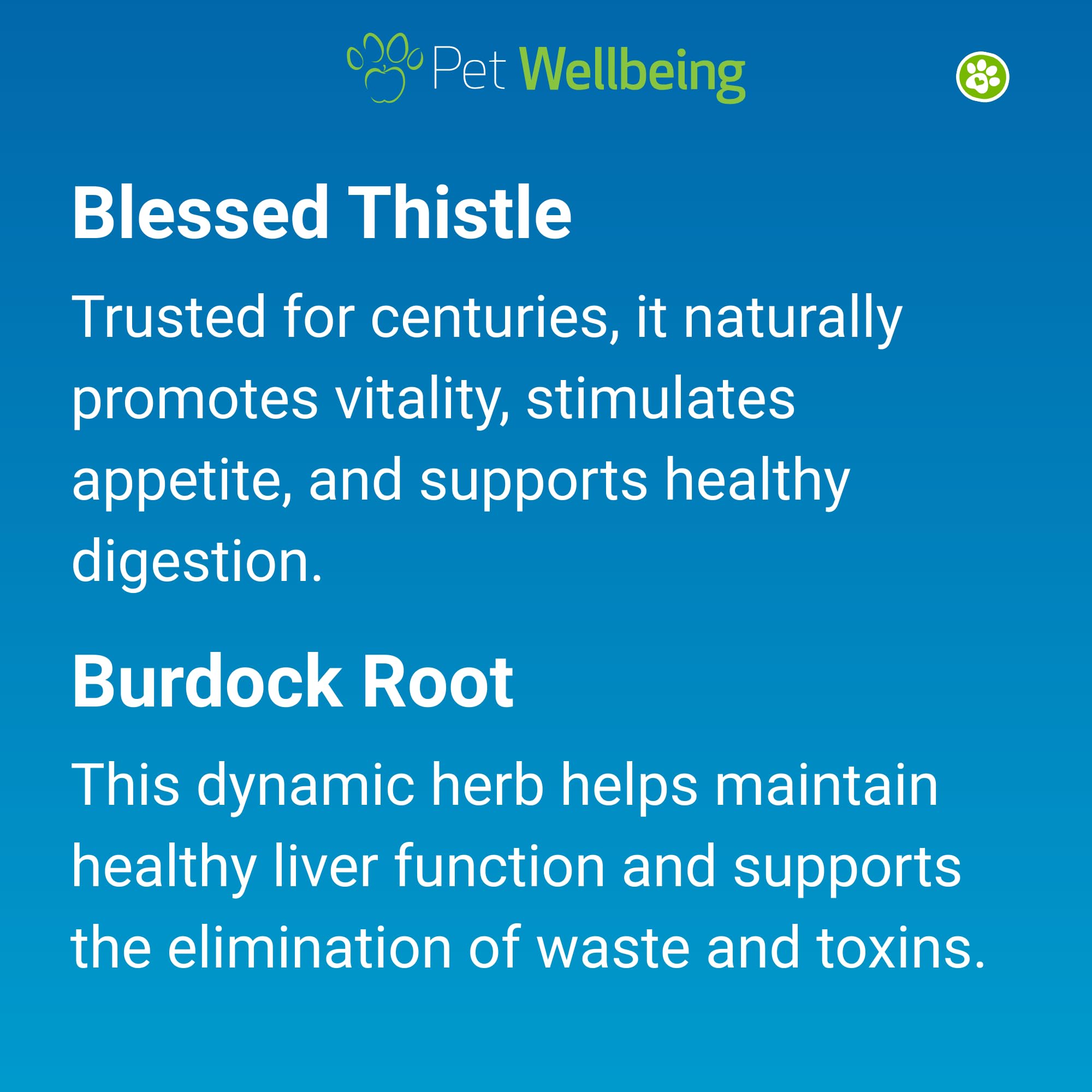 Pet Wellbeing Life Gold veterinarian seal implies professional formulation