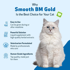 Pet Wellbeing Smooth BM Gold serving spoon demonstrates easy dosing for busy owners.