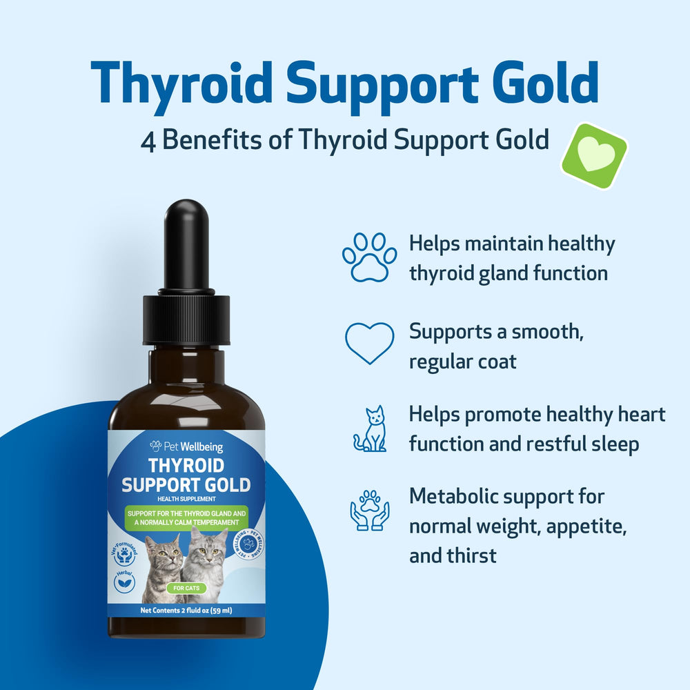 Pet Wellbeing Thyroid Support Gold label with NASC certification