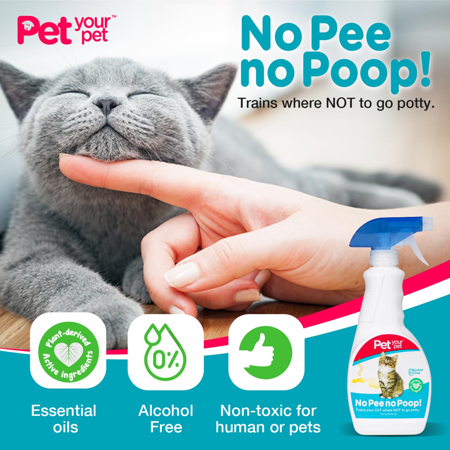 PET YOUR PET No Pee No Poop safe formula around pets and humans