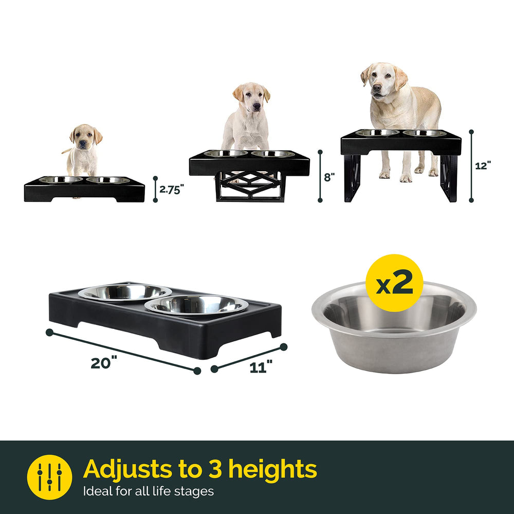 Pet Zone Designer Diner is travel-ready with removable legs for compact packing.