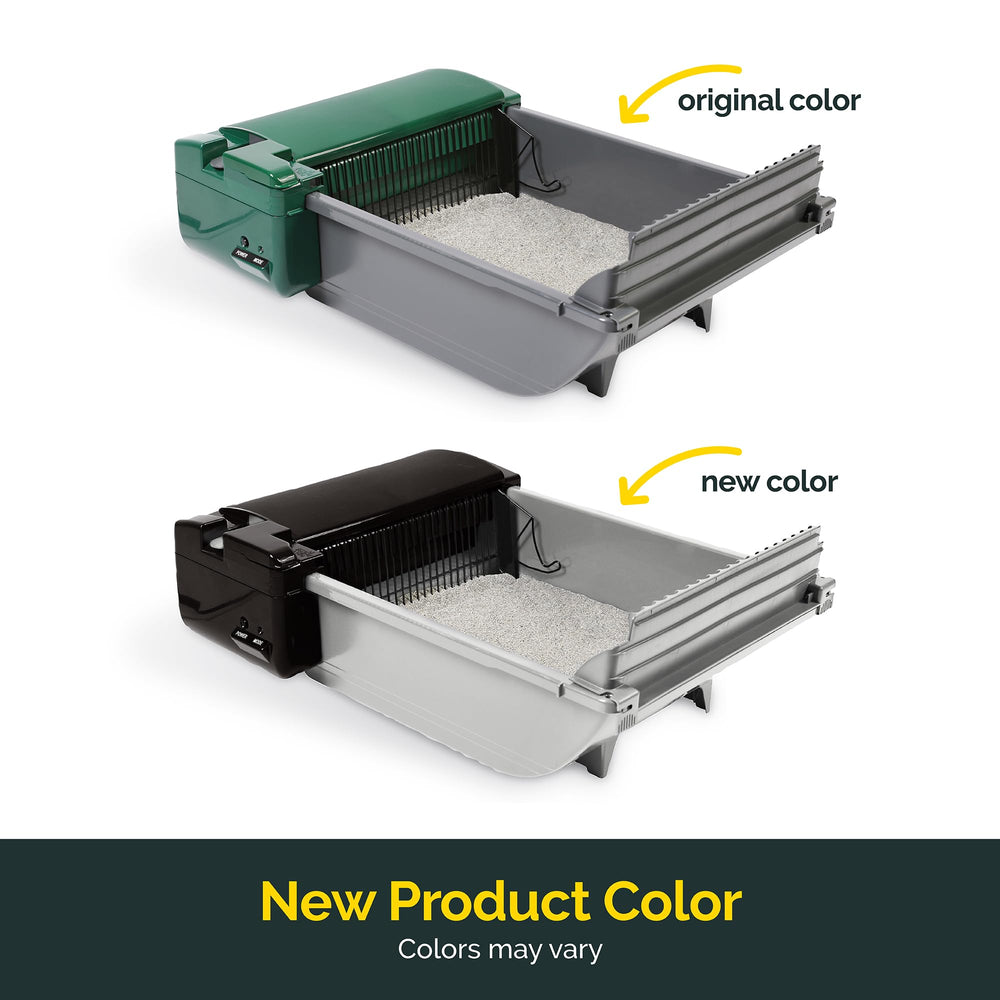 Pet Zone High-walls design minimizes litter spill and spray during use.