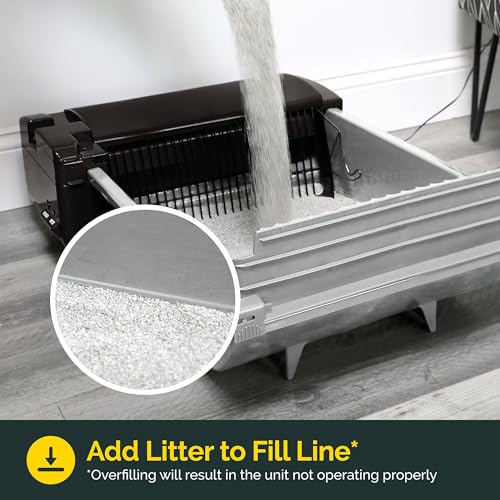 Pet Zone Litter box fits neatly into medium spaces for modern interiors.