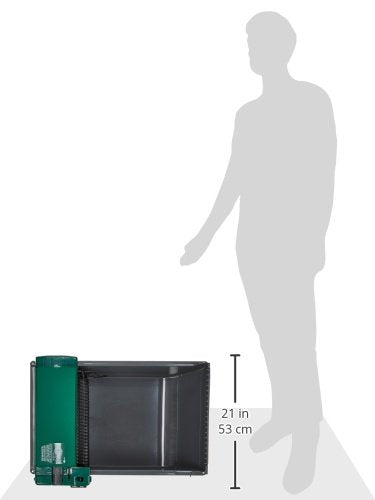 Pet Zone Litter box interior reveals lined receptacle for easier waste management.