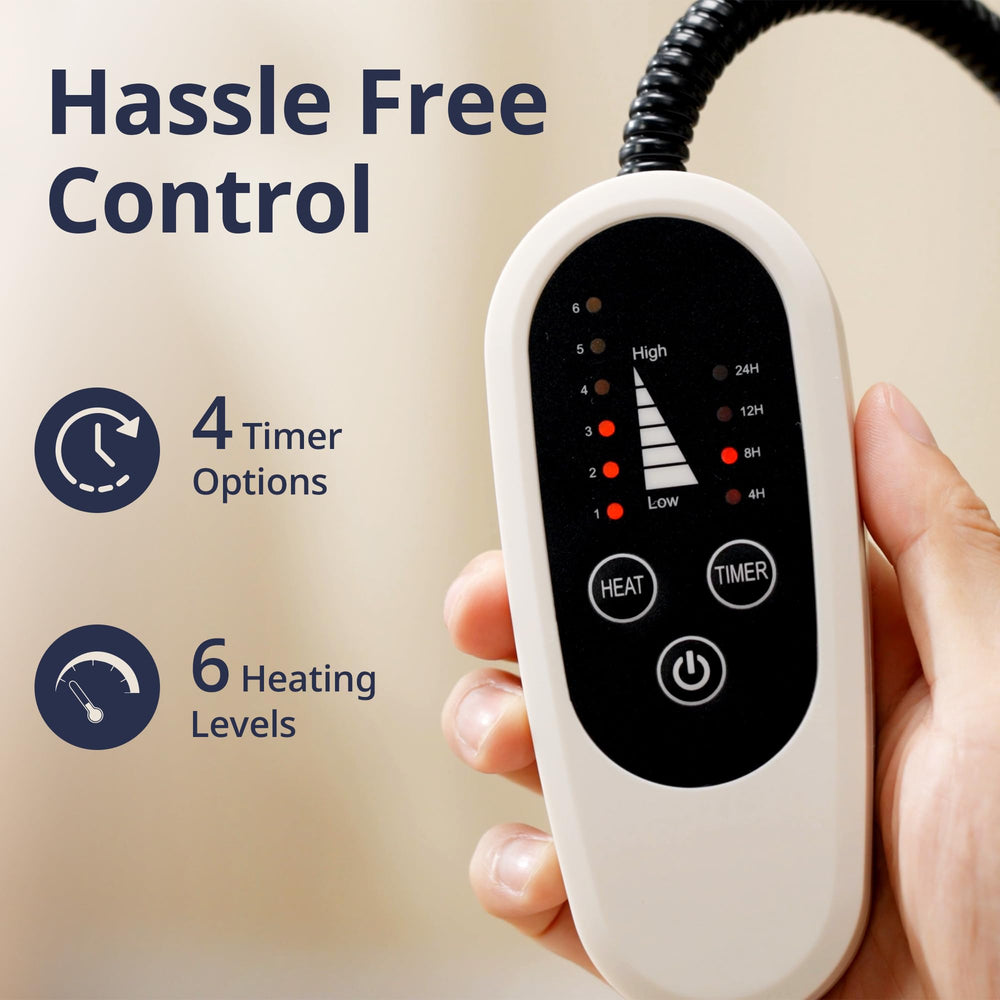 Petace heated cat bed demonstrates adjustable warmth with dual sensors for safety.