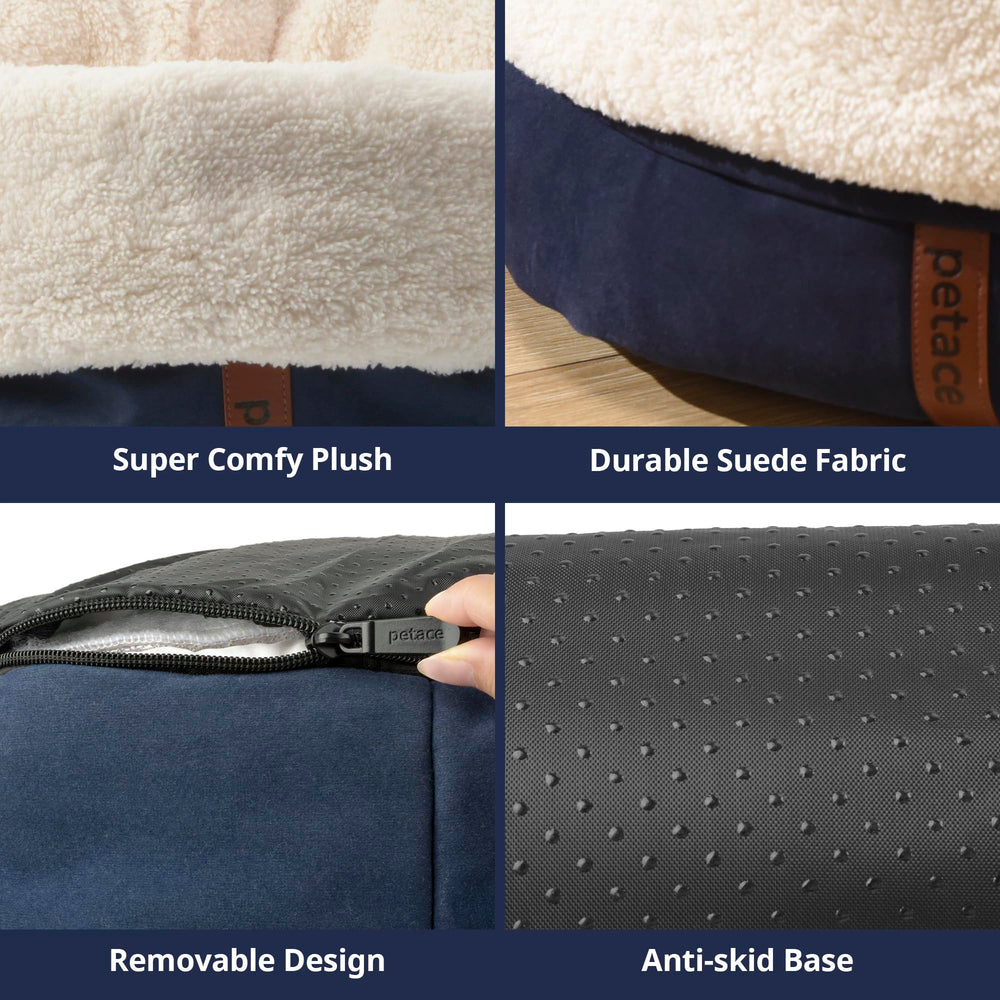 Petace machine washable cat bed stays clean after washing