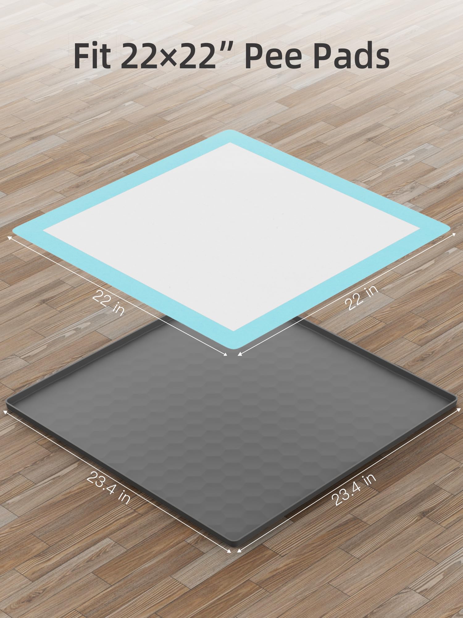 Petacola anti-slip silicone surface keeps pads fixed during excited paw steps.