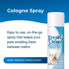 PetAg Fresh 'n Clean spray application on a dog for quick refresh between baths.