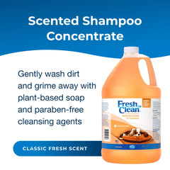 PetAg Fresh ’n Clean shampoo lather ready to cleanse the coat