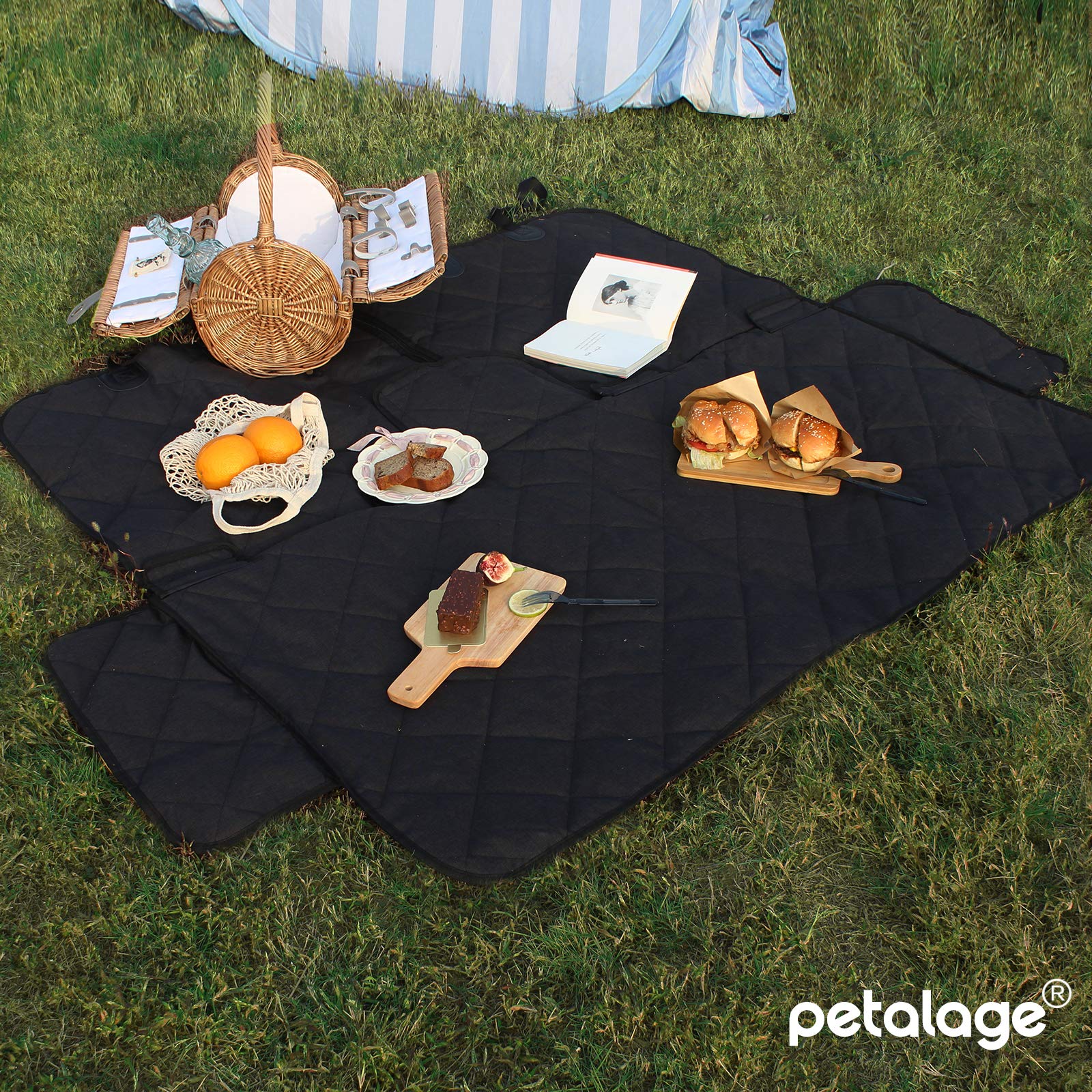 petalage Bench Dog Seat Cover armrest compatibility ensures seamless car sharing.