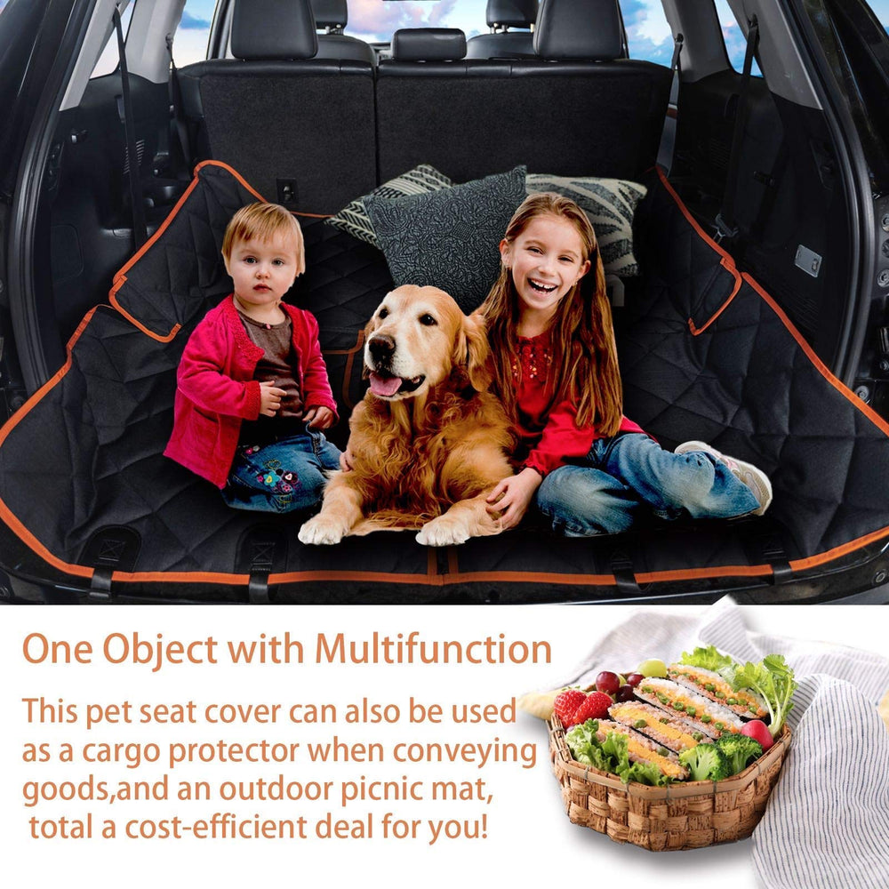 Petalage Car Seat Protector scratch-proof-surface resists nails and gentle brushing.