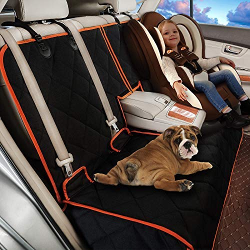 Petalage Car Seat Protector waterproof-barrier protects seats from mud and spills.