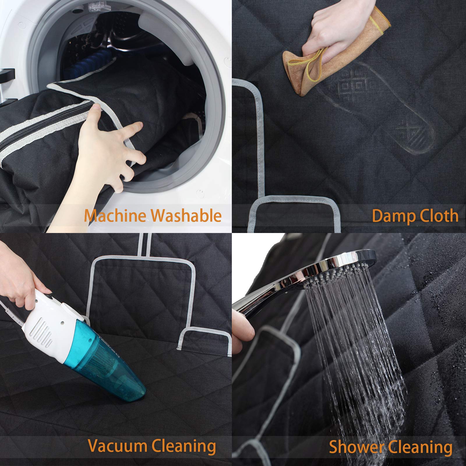 Petalage dog car seat cover fits cars, trucks, and SUVs for versatile use.
