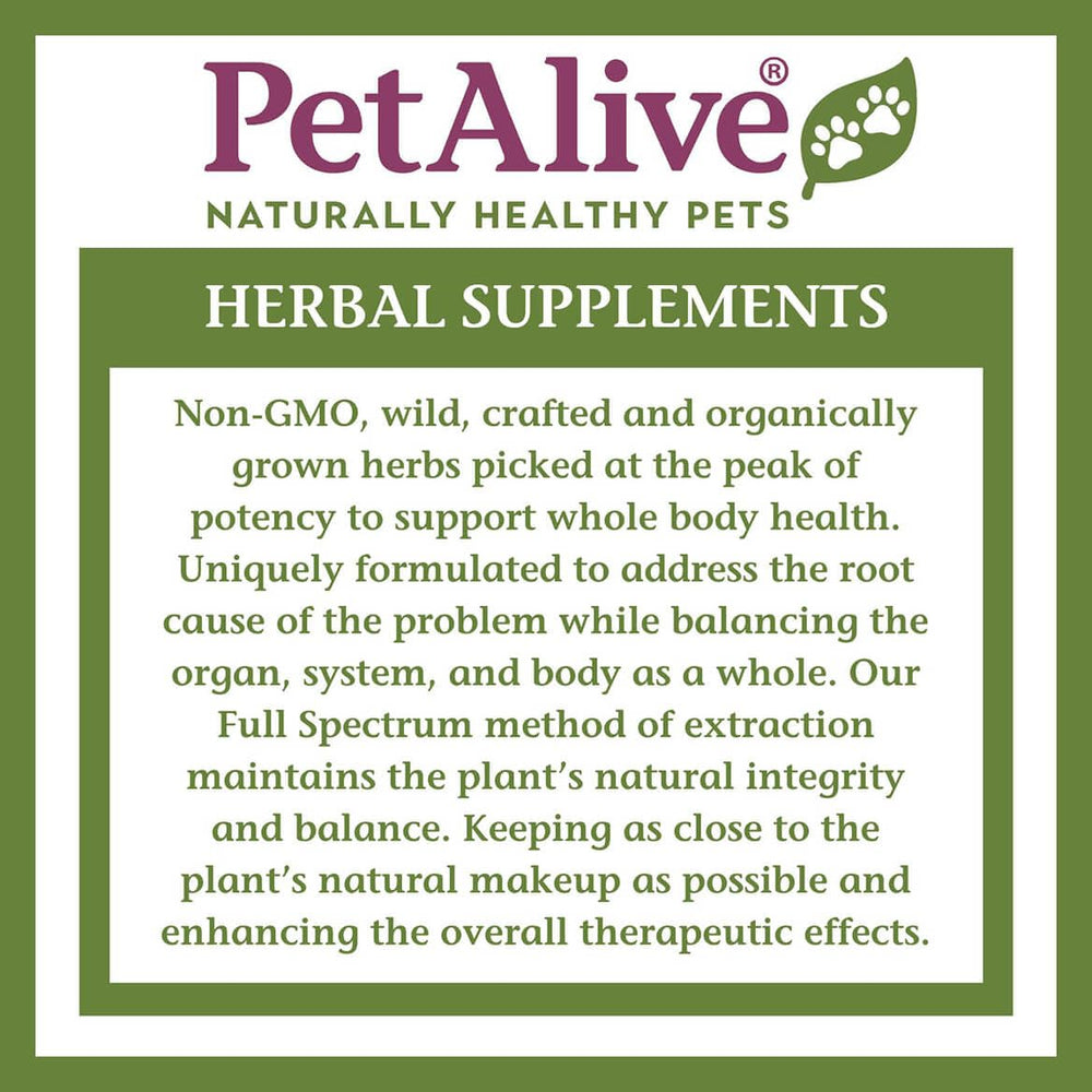 PetAlive Cushex Drops-S quality formula with solvent-free herbs.