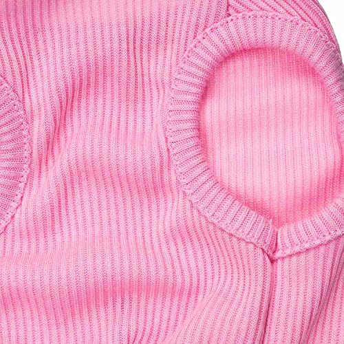 Petall knitted rib cotton T-shirt for lightweight, skin-friendly dog comfort.