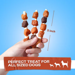 PETPHABET brochetas sabor hígado de pollo, recompensa sabrosa para entrenamiento.