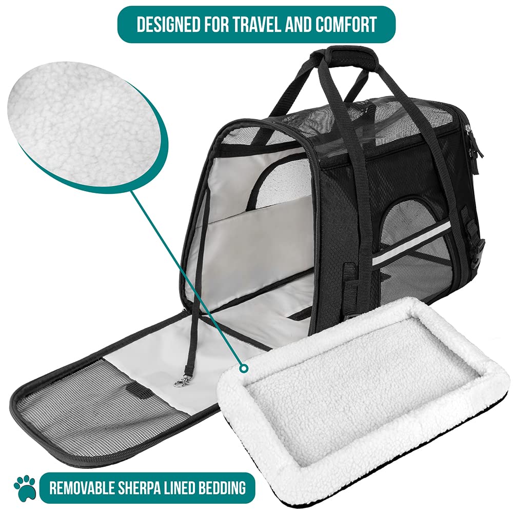 PetAmi durable 6000D polyester carrier for long-lasting pet protection