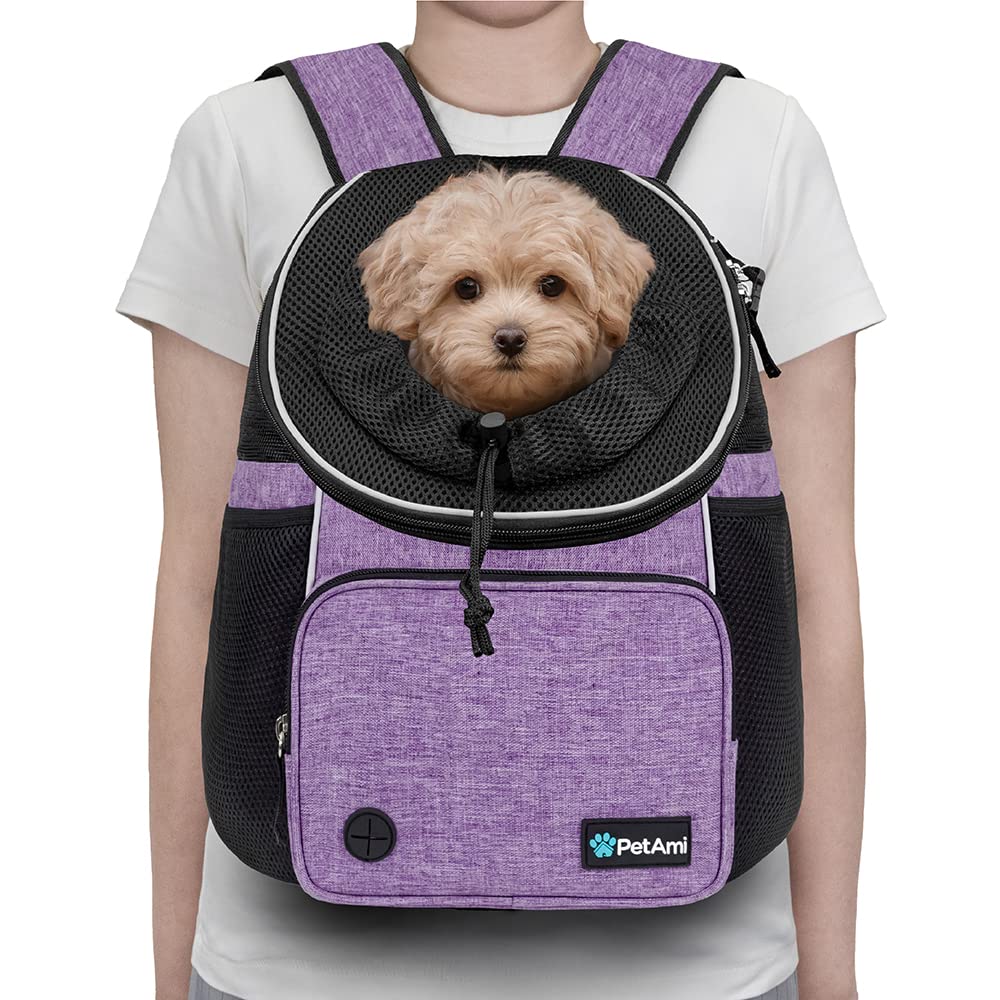 PetAmi adjustable shoulder strap close-up showing cushioned comfort for long wear.