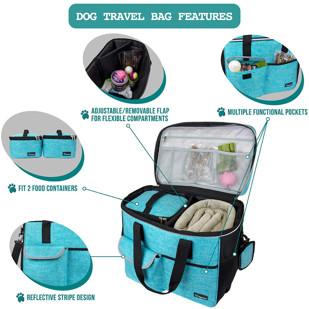 PetAmi airline-approved travel bag fits under most seats for pet travel