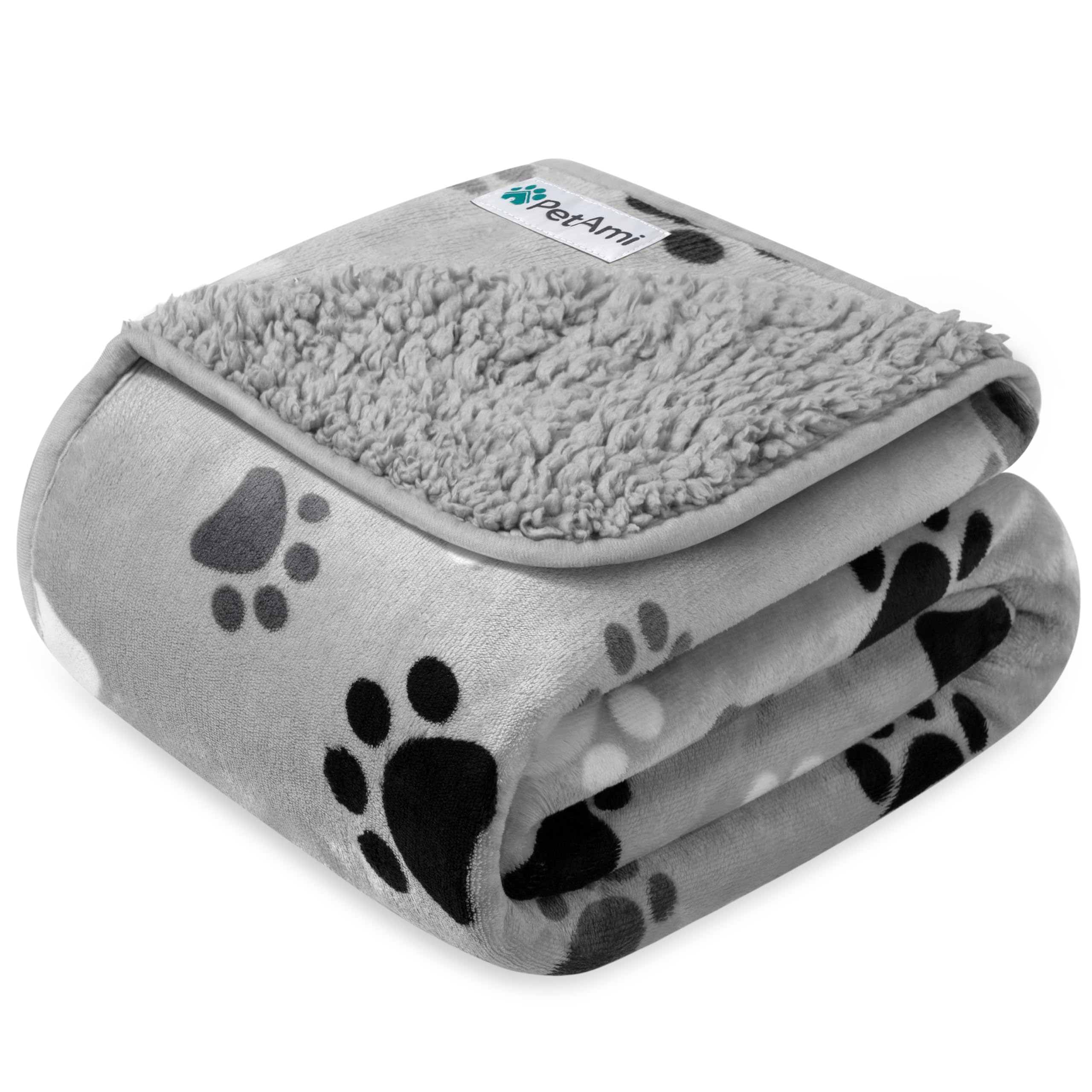 PetAmi blanket as dog bed sheet adds tidy comfort for naps.