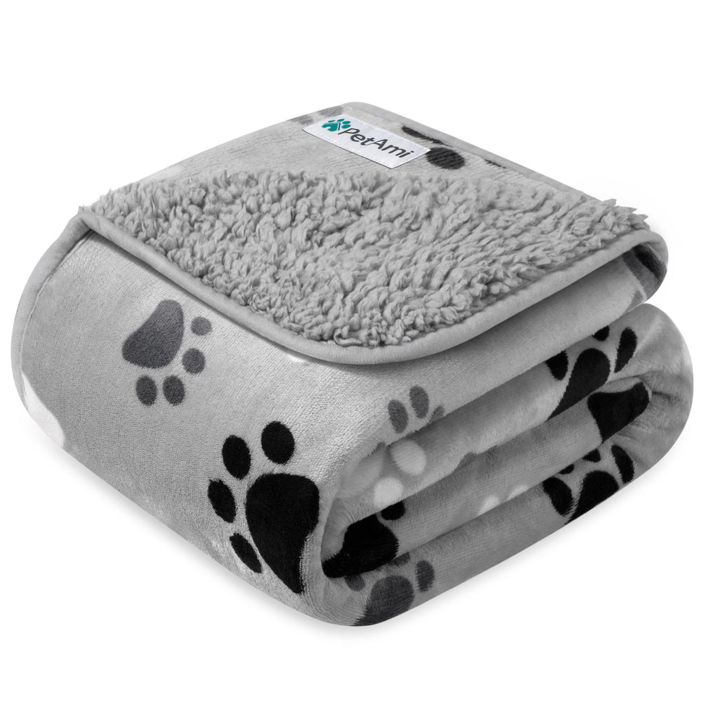 PetAmi blanket as dog bed sheet adds tidy comfort for naps.