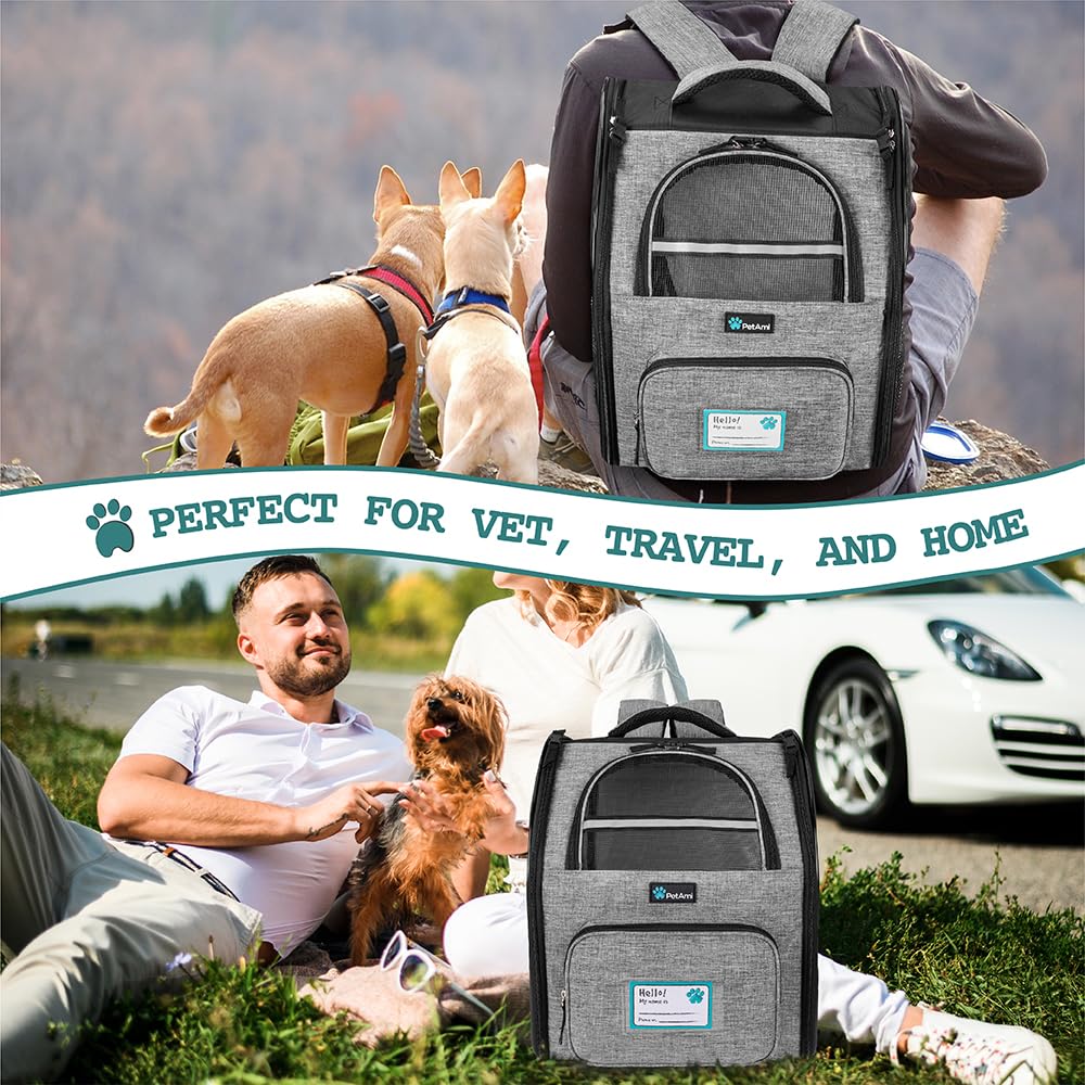 PetAmi collapsible pet bowl inside for on-the-go hydration