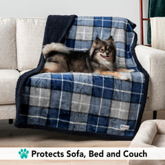 PetAmi couch-protection blanket guards furniture from spills and hair