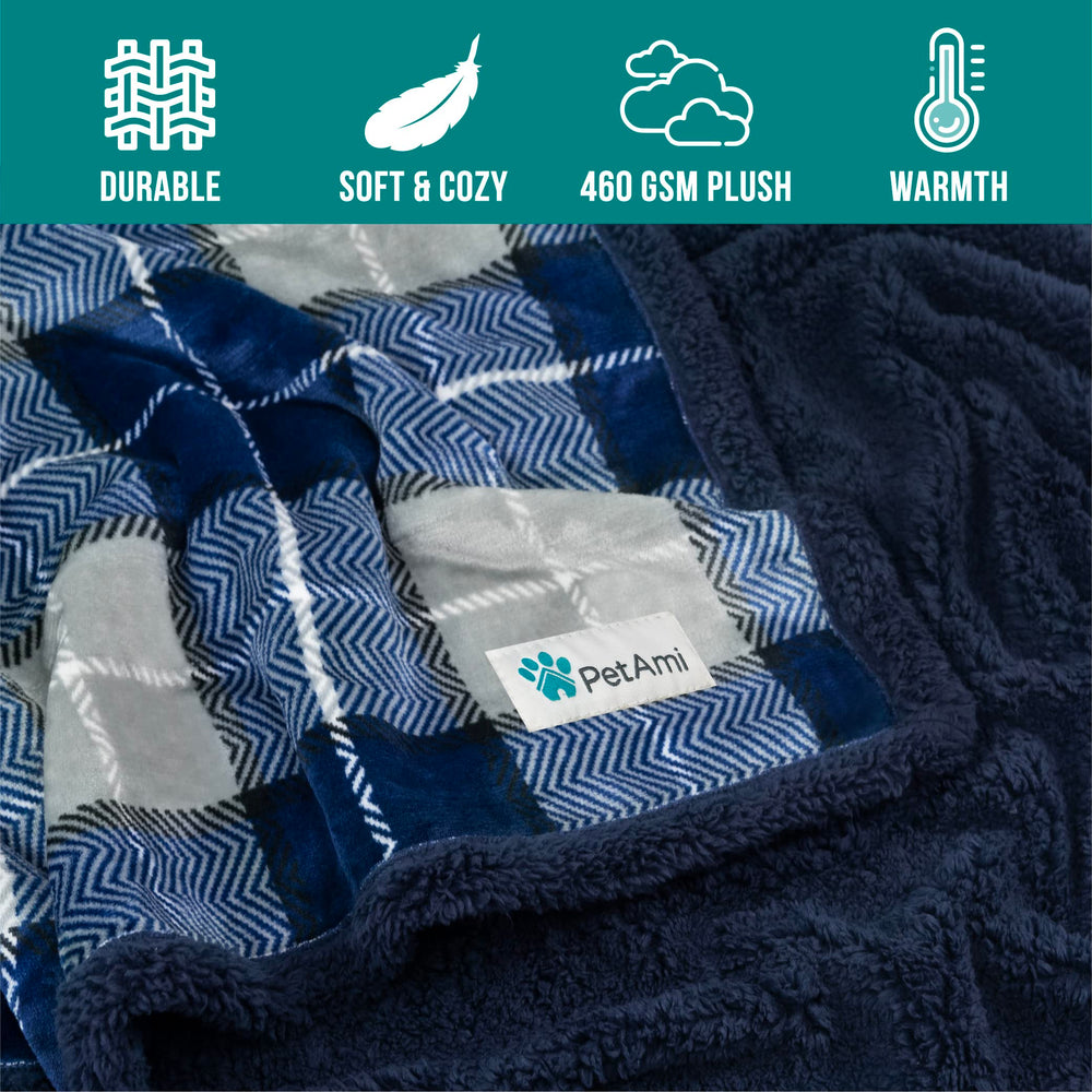 PetAmi soft fleece comfort ideal for crates or car travel