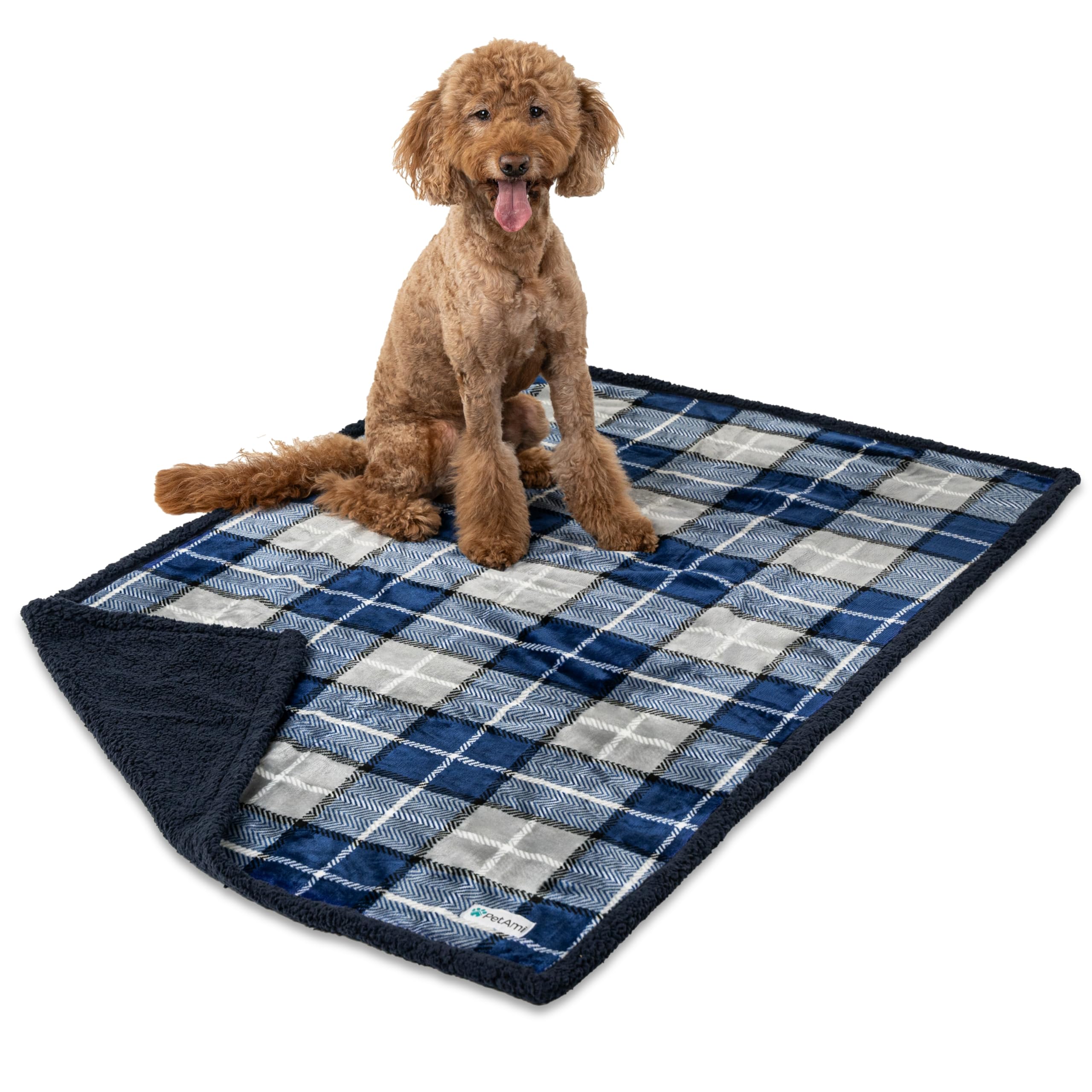PetAmi crate lining offers a cozy, protective layer inside kennels