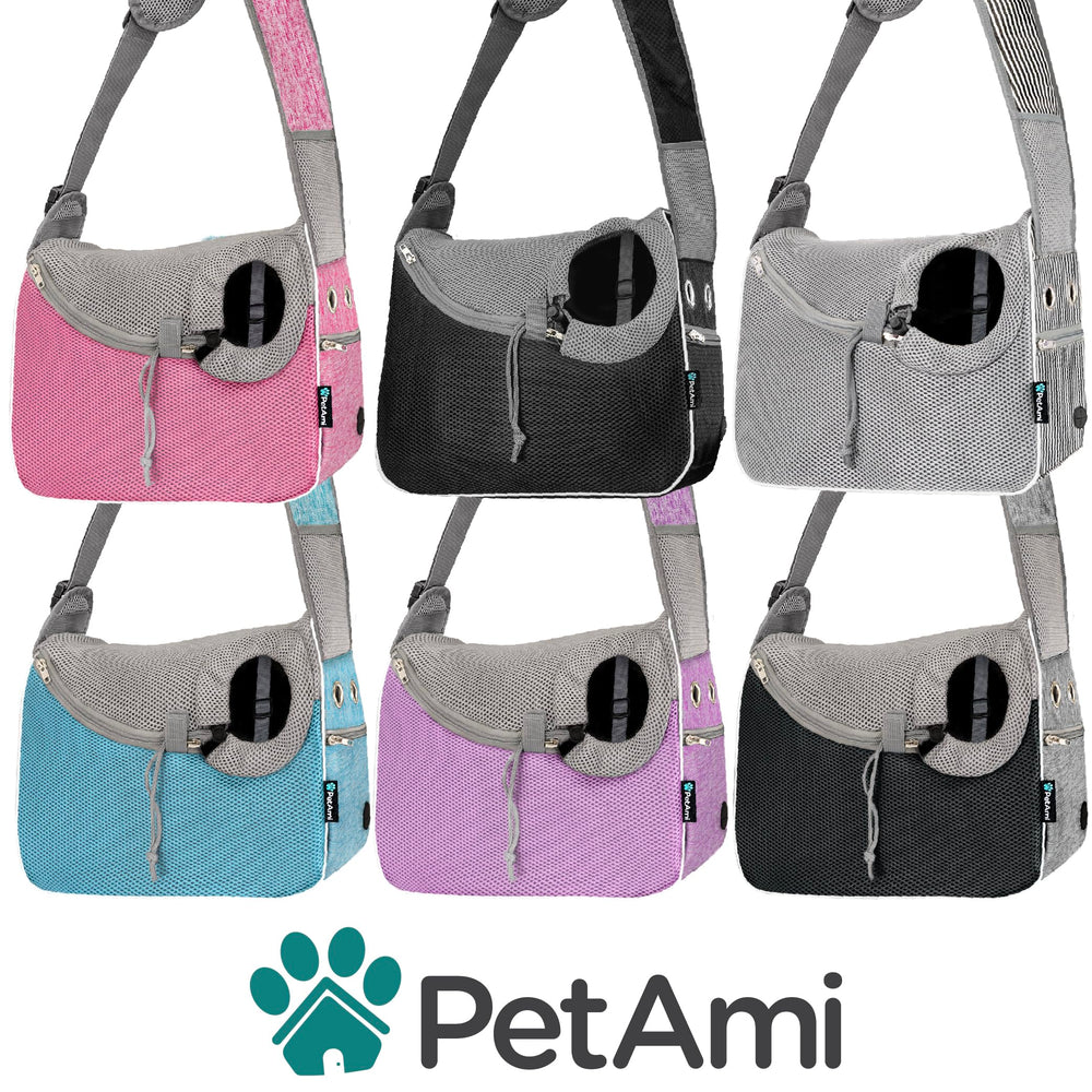 PetAmi crossbody pocket storage shows extra space for treats and essentials.