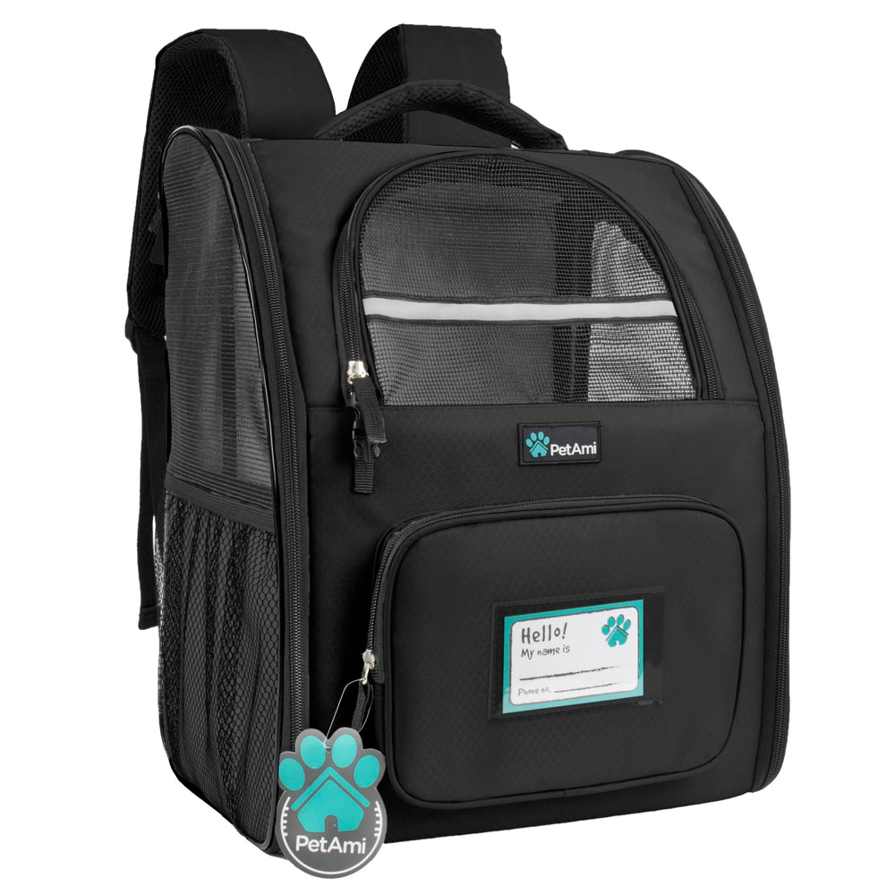 PetAmi dog backpack carrier side-entry for easy pet access on hikes and travel.