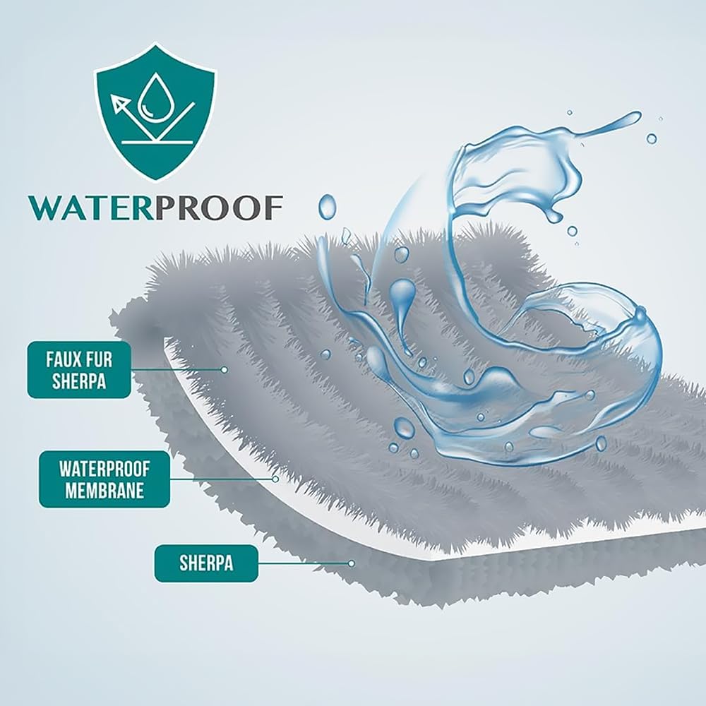 PetAmi blanket protects sofa and couch from spills, fur, and drool