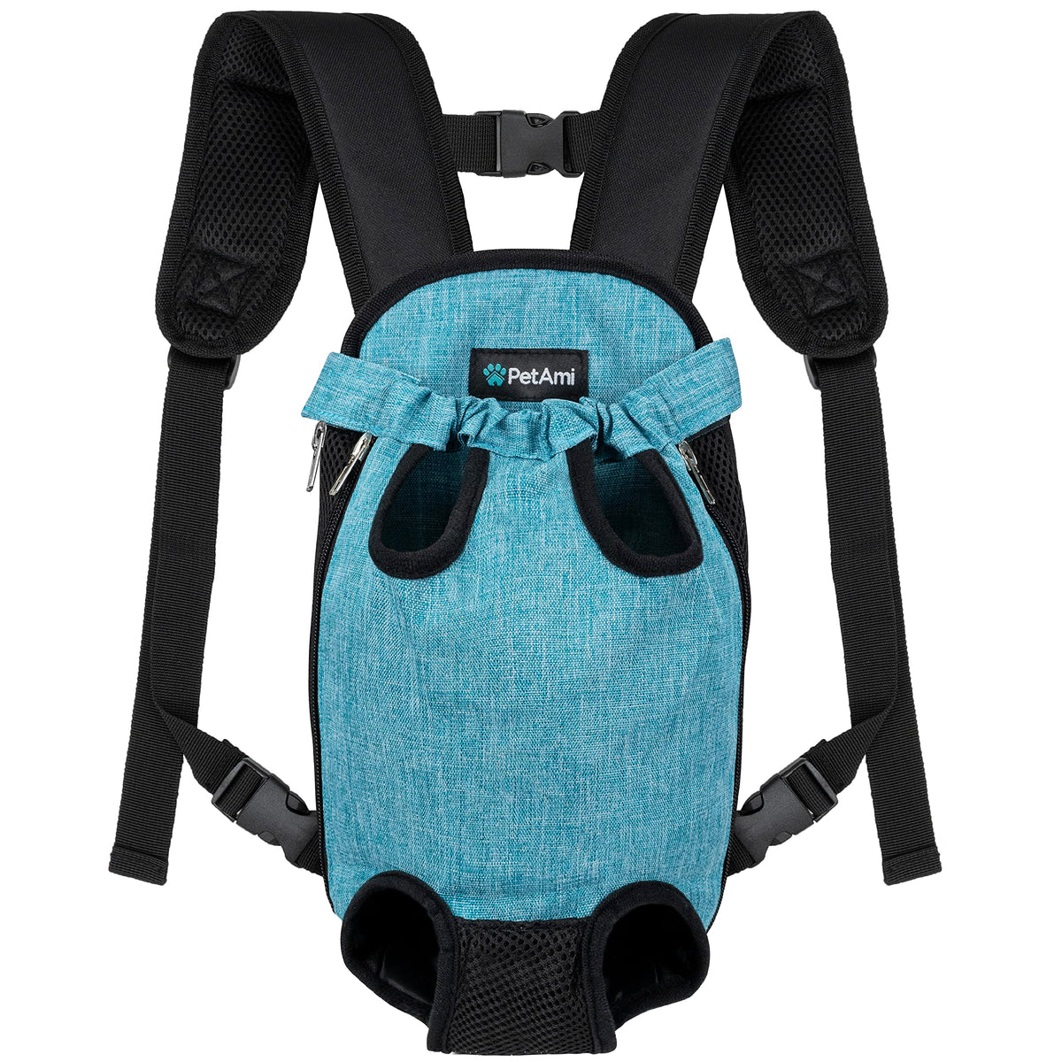 PetAmi Dog Carrier Backpack front view highlighting lightweight design for outdoor adventures