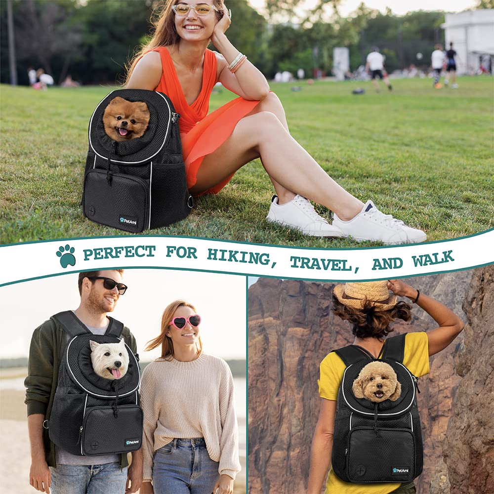 PetAmi roomy 15.5 x 9 x 18 inch carrier supports up to 15 lbs.