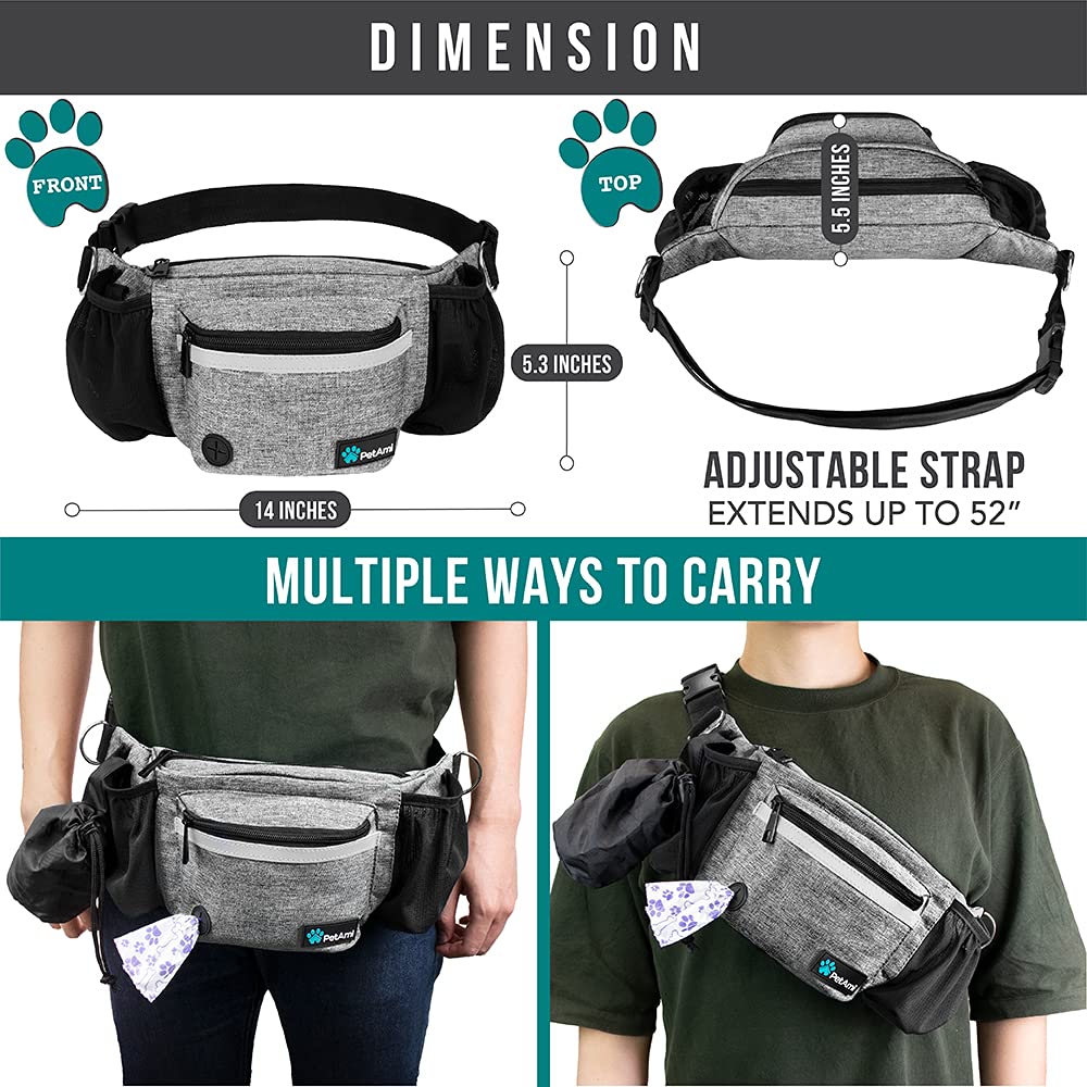 PetAmi collapsible bowl stored for easy dog hydration during outdoor adventures