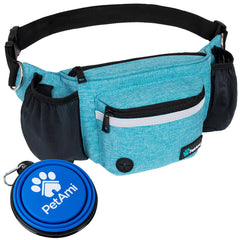 PetAmi dog fanny pack front pocket showing roomy storage for treats and essentials.