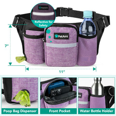 PetAmi Dual Bungee Leashes absorb pulls for smoother jogging with pets.