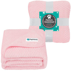 PetAmi edge-stitch couch protector dog blanket highlighting durable edge stitching
