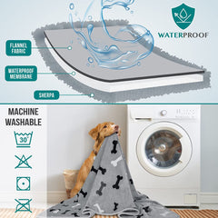 PetAmi edge-stitch design keeps the blanket durable against scratching and wear.