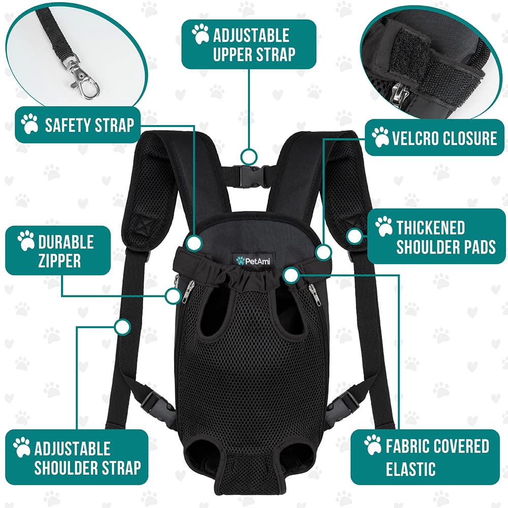 PetAmi expandable-side-panel adds space for a relaxed pet during trips.