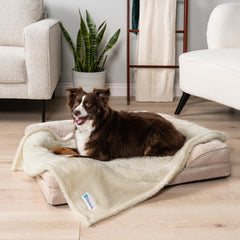 PetAmi Fluffy Waterproof Dog Blanket reversible design for versatility