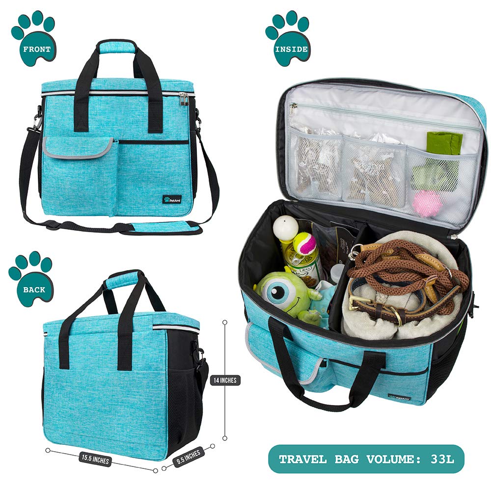 PetAmi food container set and bowls for pet meals on the go