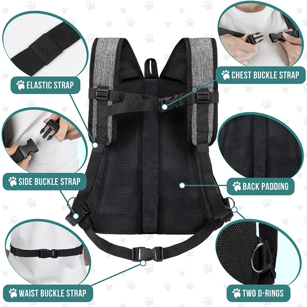 PetAmi adjustable-expandable carrier with side room for extra comfort