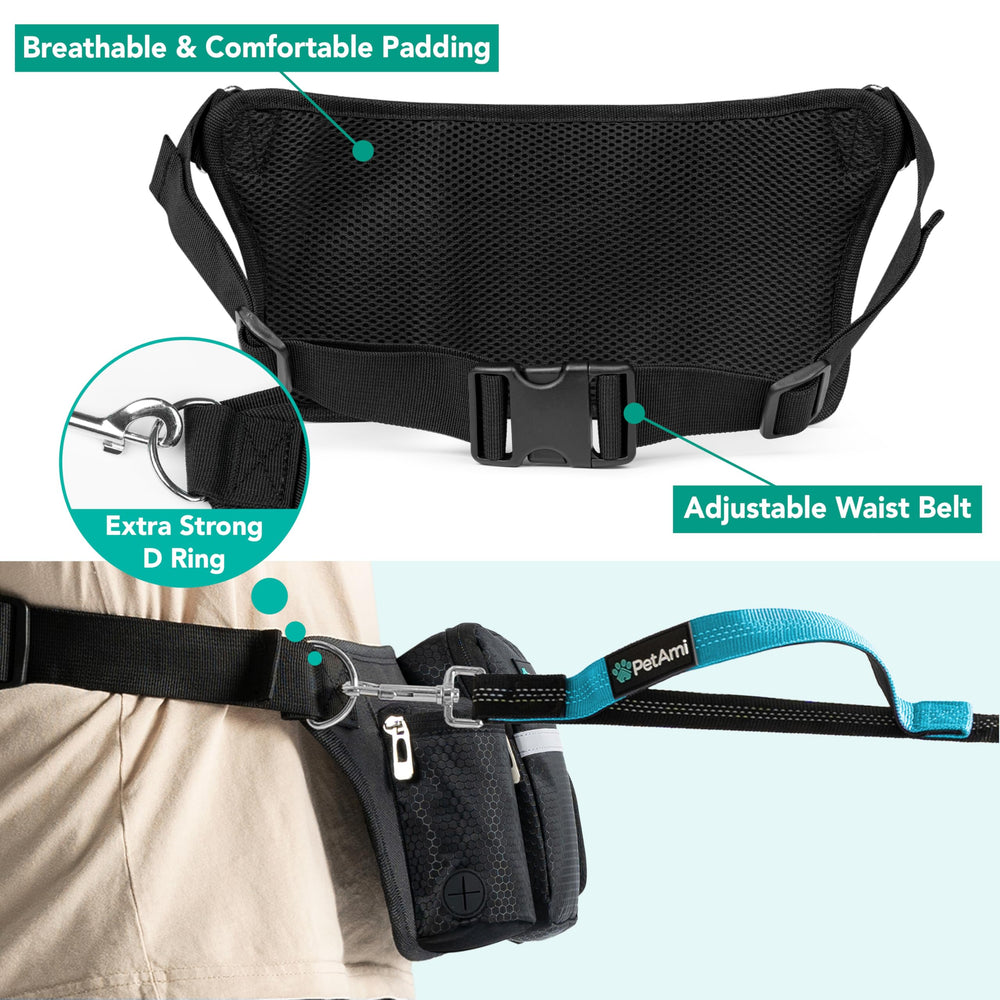 PetAmi front pocket holds phone and keys for quick access.