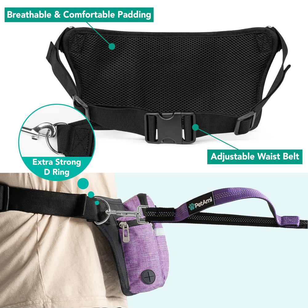 PetAmi Front Pocket quick access to phone and keys during outdoor adventures.