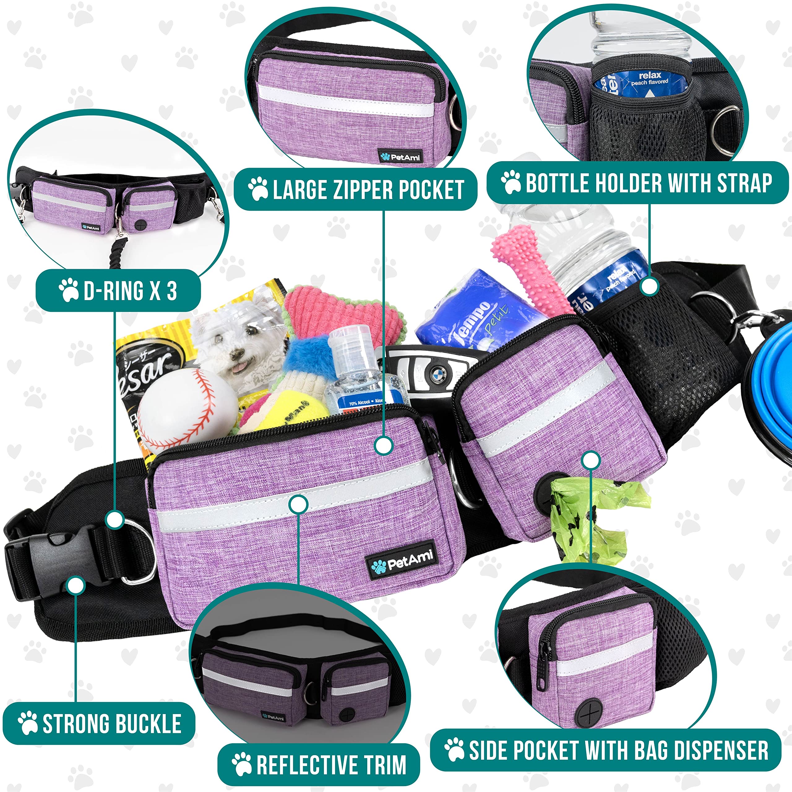 PetAmi water bottle holder helps stay hydrated on jogs.