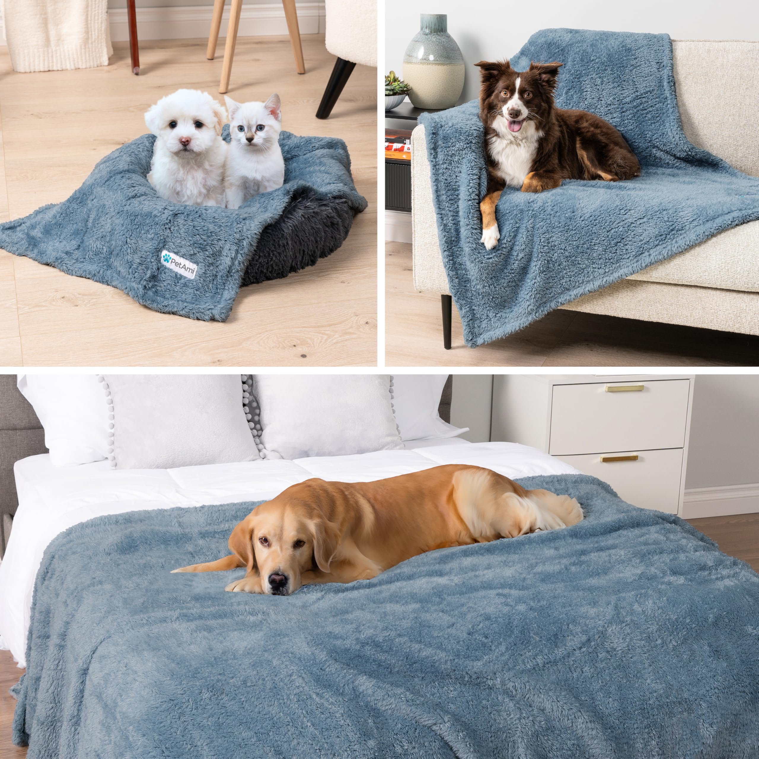 PetAmi machine-washable blanket ready for quick cleanups after adventures.