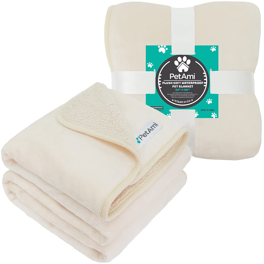 PetAmi multiuse blanket serves as couch cover, crate liner, or travel companion.