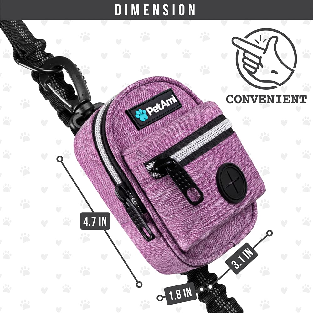 PetAmi durable oxford polyester dog bag holder for daily walks.