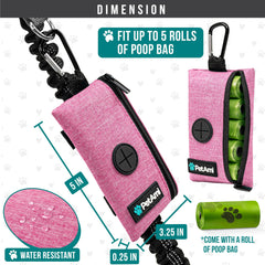 PetAmi oxford polyester poop bag holder is durable for daily use